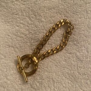 Bracelet in gold plating 7 1/2”